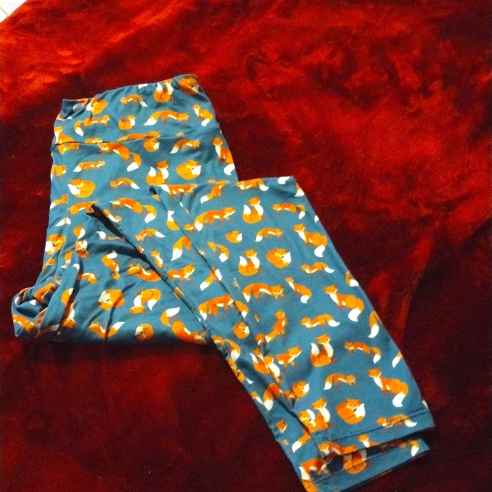 Fox pattern legging